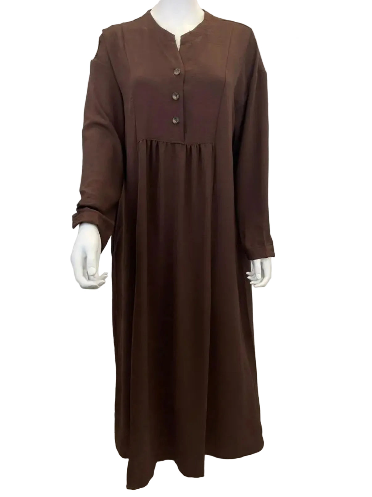 Abaya met knoopjes (Jazz stof)