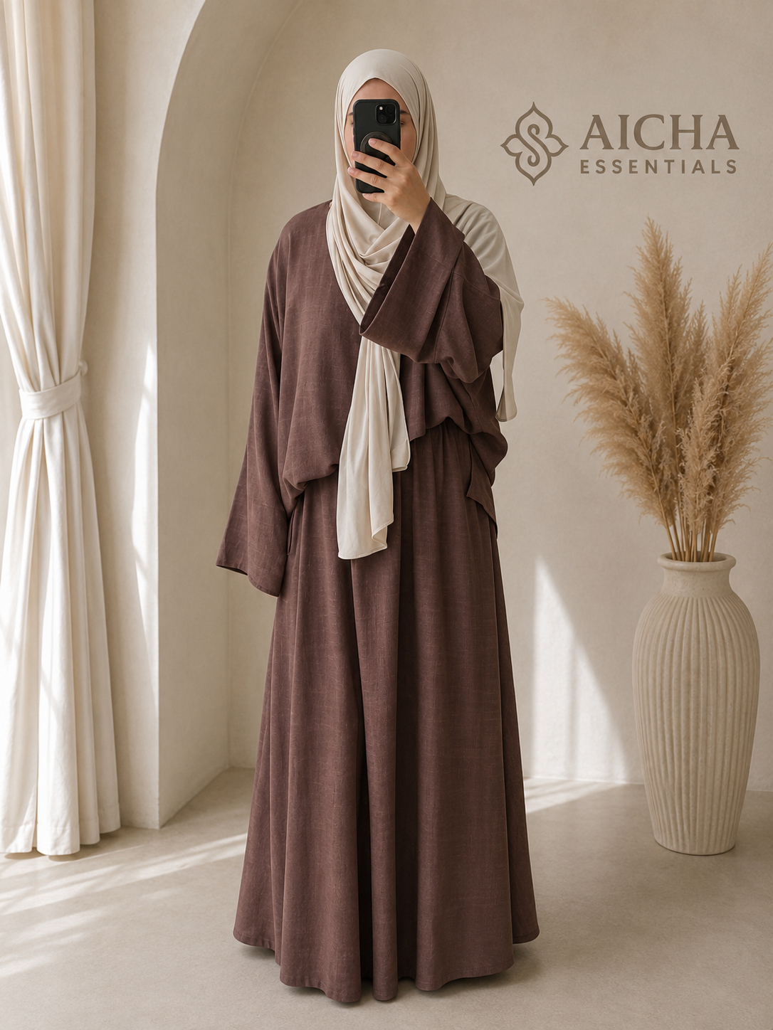 Safa Set (linnen twinset met rok)
